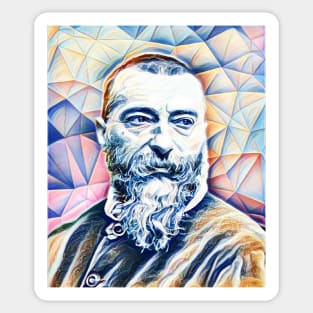 Jean-Baptiste Alphonse Karr Portrait | Jean-Baptiste Alphonse Karr Artwork 12 Sticker